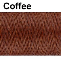 Fenrry45 색 플랫 왁스 스레드 가죽 재봉 스트링 폴리에스터 코드 공예 스티칭 백 12m30m50m150m250m 1 개입, coffee+12m