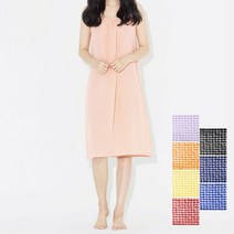 여성 주름 어깨끈 포인트 여름 시원한 원단 원피스