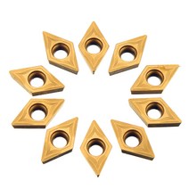 Acofuns 10pcs DCMT070204 초경 인서트 DCMT 0702 커터 SDNCN 터닝 도구 홀더 용, 1개, 1개