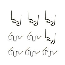 플라스틱 용접기 자동차 범퍼 수리 핫 스테이플러 스테이플 0.6mm 0.8mm 기계 용, 미리 자른 100pcs