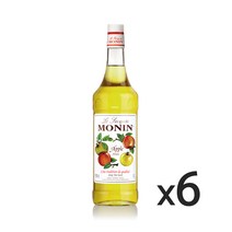 모닌 사과 시럽 1000ml 6개