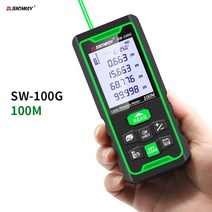 레이저줄자 디지털줄자 거리 높이 측정 공구 sndway 녹색 빛 기 50m 70m 100m 실내실외 기 trena lazer 테이프 건설 도구, sw-g4s, 1개