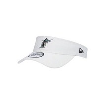 FLORIDA 마이애미 마린스 ALL 화이트MLB 빈티지 SUMMER VISOR 캡 모자 뉴에라 NWT!