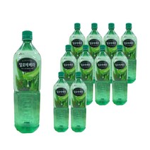 알로에주스 베라 1500ml 12개 유통기한 임박상품 가성비음료 떠리음료 식당음료 탕비실음료, 1.5L