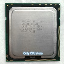 파워딜 Intel Xeon W3670 3.2-3.46 GHz 12M 6 Core 스레드 LGA 1366 X58 = i7-970 프로세서, 한개옵션0