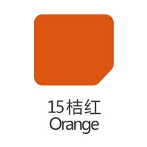 아크릴물감 대용량 데코 푸어링 아트 셀 유체 페인팅 페인트 세트 재료 화이트 배아 60ml, 19.Orange red60ml