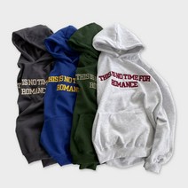 뉴메이드 / 봄 가을 로맨수 후드티셔츠 / 먹 백염 카 코발트