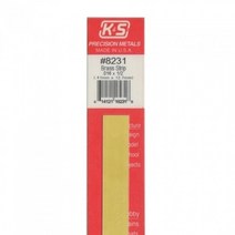 황동막대 FK8231 305mm x 0.4mm x 12.7mm, 없음