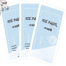 10매 젤 아이스팩 반제품 10매 아이스냉배 200ml 400ml 600ml, 물주입기