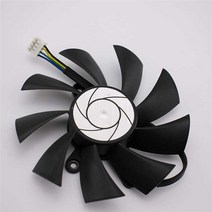 그래픽카드 DC 12V HA9015H12F-Z 냉각 단일 팬 4 핀 MSI R7 360 2GD5 OC GeForce GTX 950 1060 그래픽 카드, 한개옵션0