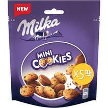 밀카 미니 초코칩 쿠키 110g x5팩, 5개