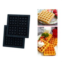 와플팬 이동식 금형과 1400W 고양이 발 만화 와플 케이크 오븐 교체 플레이트와 벨기에 팬 메이커, 07 square waffle mould_01 110V