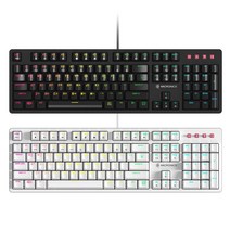 마이크로닉스 MANIC EX580L 게이밍 기계식 키보드 화이트 청축
