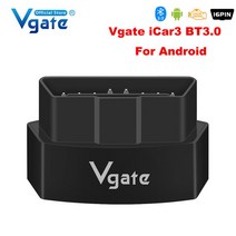 Vgate iCar Pro 블루투스 4.0 OBD 2 ELM327 V2.3 iCar2 OBD2 스캐너 ELM 327 odB2 안드로이드 IOS 자동차 진단 도구, [03] icar3-Black