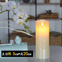 케이크캔들 usb충전 led전자 양초 램프흔들리는 복사 리얼모조 결혼식 고백 로맨틱 술집 인테리어 안내등, T20-충전 광택면 8.5*15cm