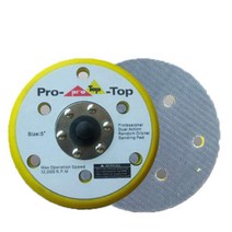 오르내르 프로탑 125mm 에어샌더기용 6H 패드 125mm패드/찍찍이/깔깔이/흡진/샌드패드/에어샌더기용패드, 1p