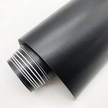 자동차랩핑지 카본시트지 랩핑지 인조가죽 시트지 자동차 포장용 새틴 금속 비닐 필름 무광택 블랙, 03 Black Leather_01 152x10cm