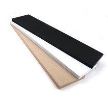 OHM 나무선반 18T 테이블 책상 상판 목재 합판 DIY 원목, 해피한마트 240X800X18T 흑색