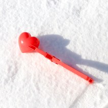 스노우볼 메이커 눈집게 만들기 (하트 소형 20cm), 단품