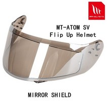 바이크용품 MT-V-16 쉴드 MT 헬멧 ATOM SV 교체 렌즈 원래 부품 내부 선글라스, mirror