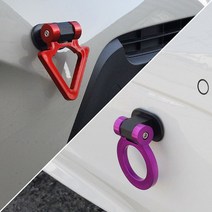 자동차 견인고리 스트랩 스터커 부착식, 03. YELLOW, B TYPE (CIRCLE TYPE)