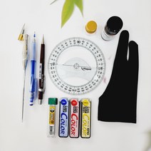 영문캘리그라피 스타터 키트 기초세트, 파일롯 컬러샤프 0.7mm 바이올렛, 닛코g 유광, 오블리크 Moonlight Shadow