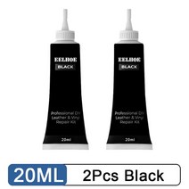 가죽소파 가죽 시트 셀프복원가죽 수리 젤 20ML 다채로운 자동차 스크래치 균열 홈 & 카시트 보완 리, 09 2Pcs Black