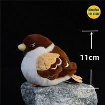 Mannikin 위버 버드 장난감 봉제인형 하이 피델리티 귀여운, T03-04 with eyelashes