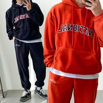 빠델(간빠레) 겨울 캠핑룩 패치 후리스 트레이닝세트