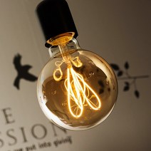 LED 에디슨 전구 하트 램프 G95 4W 인테리어 조명