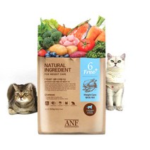 ANF 캣 식스프리 플러스 키튼 어덜트 웨이트케어 1.8kg 5.6kg 고양이 사료, 캣 웨이트케어 5.6kg