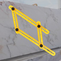 자유각도자 만능 각도조절 4변