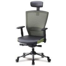 광일체어 장수메쉬체어 럭셔리 원 대, 연두