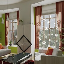 디자인 4중 단열뽁뽁이(눈사람), 화이트