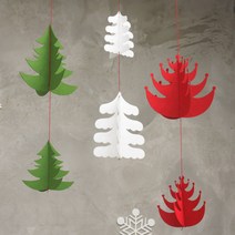 배블링 트리 모빌 대 + 소, 그린, 1세트