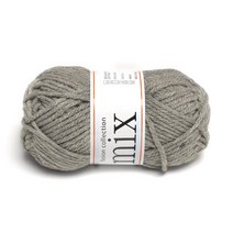 나은몰 믹스(MIX) 털실 사계절 목도리실 초보자용, 8021 그레이 낱볼, 1개