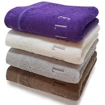 엘르 엘르리치 벰부 타올 수건 타월 선물용 행사용 세트 답례품, 밤색, 5매