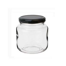 선택50)쨈병유리밀폐Low 1000g(800ml)-블랙, 1개