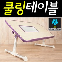 노트북 테이블 쿨러 거치대 좌식책상