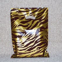 비닐쇼핑백 황금 지브라 링쇼핑백, 50SHEETS
