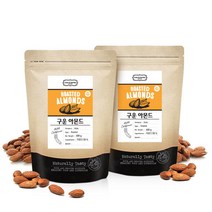 넛츠앤베리스 캘리포니아 구운아몬드, 400g, 2개