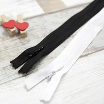 JStrading 콘솔지퍼 B 숨은지퍼 치마지퍼 지퍼, 5개, 블랙 29.3cm