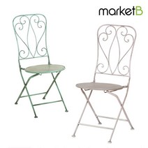 마켓비 ANNATA 빈티지 접이식의자 CTR003B, 오트밀