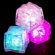 스투피드 LED 아이스 큐브 얼음 (칼라), 단품, 단품