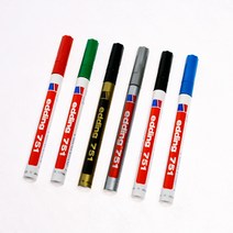 에딩 에딩e-751 페인트마카 1.0~2.0mm 흑색 청색 적색 녹색 금색 은색 동색 백색 갈색 보라색 노랑색 주황색 하늘색 분홍색, 분홍색(S507008)