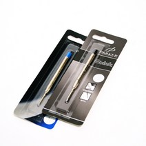 파카 볼펜심 F 0.8mm Quink Flow 청색 흑색, 흑색(S523813)