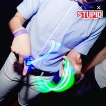 스투피드 LED 야광 클럽 파티용품 악세사리로 블링블링, 선택095_반사 발광 스티커 (옐로우)