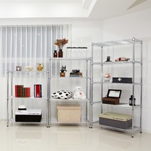 25파이 산업용메탈선반 앵글 철제선반진열대 2단/3단/4단/5단, 기둥높이600 4단