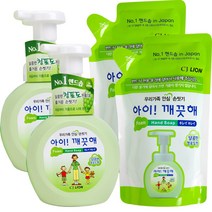 아이깨끗해 청포도(용기2+리필2), 900ml, 1개