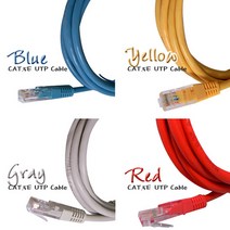애니포트 고급형 랜선 UTP 30M CAT5.E, 레드